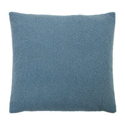 Malham Blue Square Throw Cushion