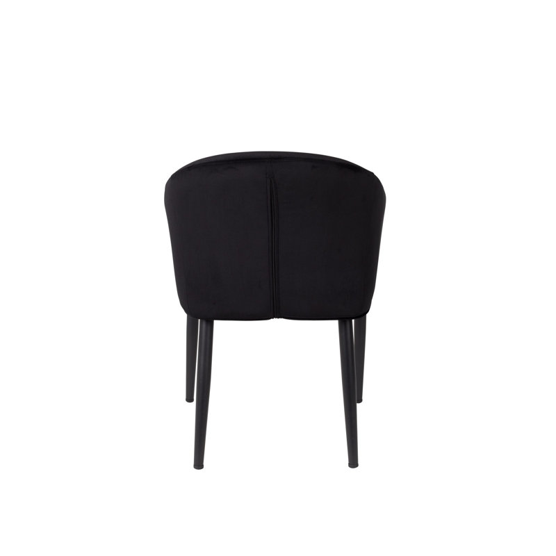 Catelyn Armchair, Black Velvet