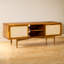 Meuble télé 55 po en bois massif pour téléviseur de 50 po ou moins Oliver-628179056