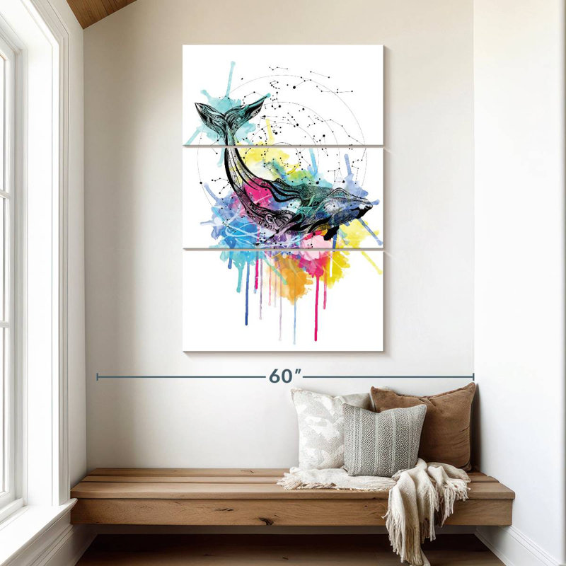 Brampt Whale, 50" H x 32" W