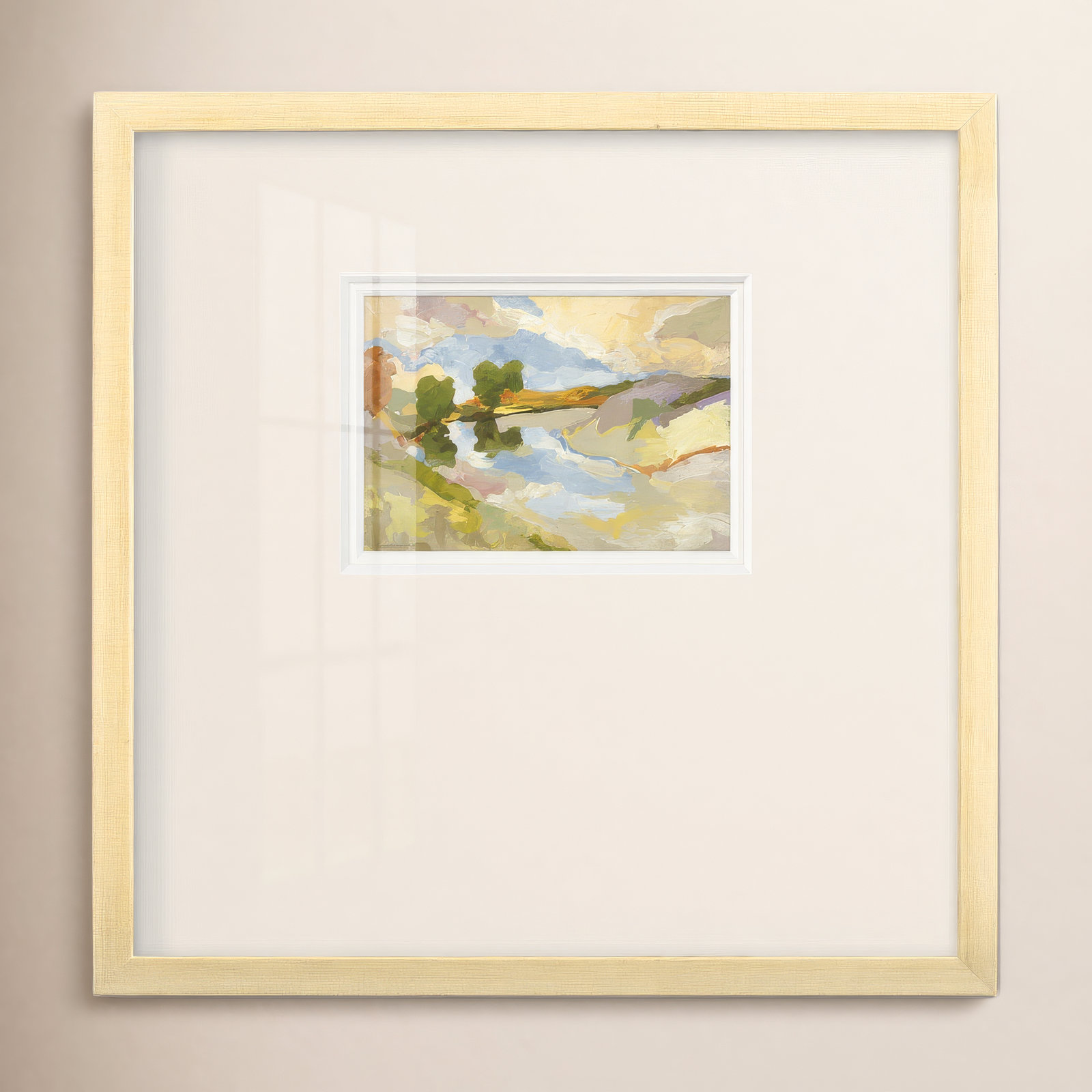 Uplands I, 17" H x 17" W x 1.25" D
