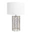 Lampe de table 23 "argentée