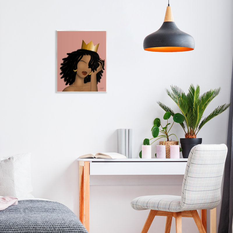 Plaque murale rose Reina, design par Sierra Siler