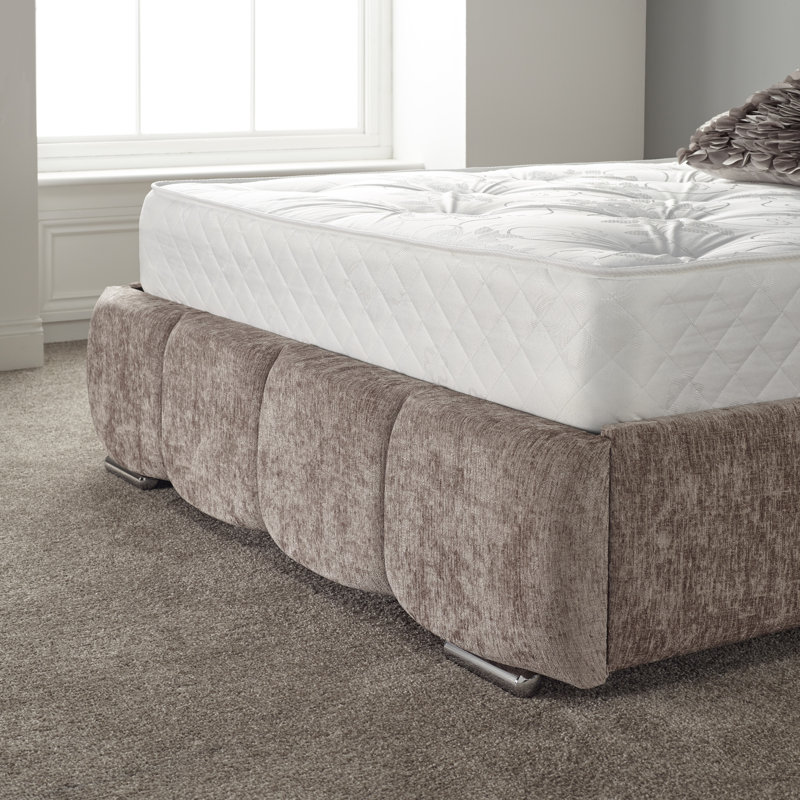 Cortes Upholstered UK Small Double - DE 120 X 190 Cm Bed, Small Double (4')
