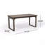 Outdoor Expandable Acacia Wood Dining Table