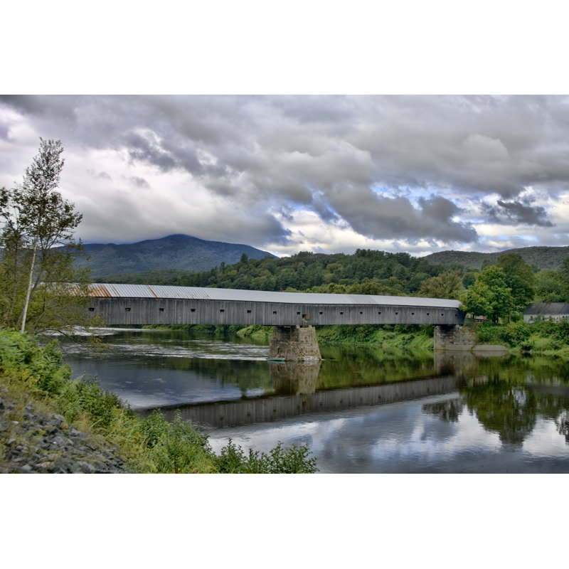 Cornish-Windsor Bridge - Wrapped Canvas Print, 30cm H x 46cm W x 3.8cm D