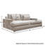 Canapé à accoudoirs carrés 96 po avec coussins réversibles Bailey-1668756559