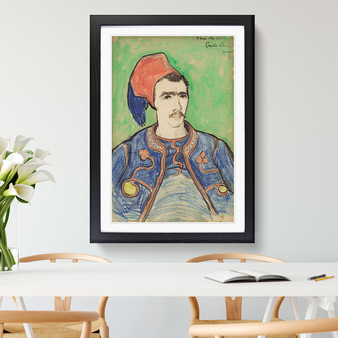 The Zouave by Vincent Van Gogh - Picture Frame Painting