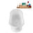 59" Streamline Soaking Acrylic Freestanding Bathtub, Bamboo Tray, Drain-103682495