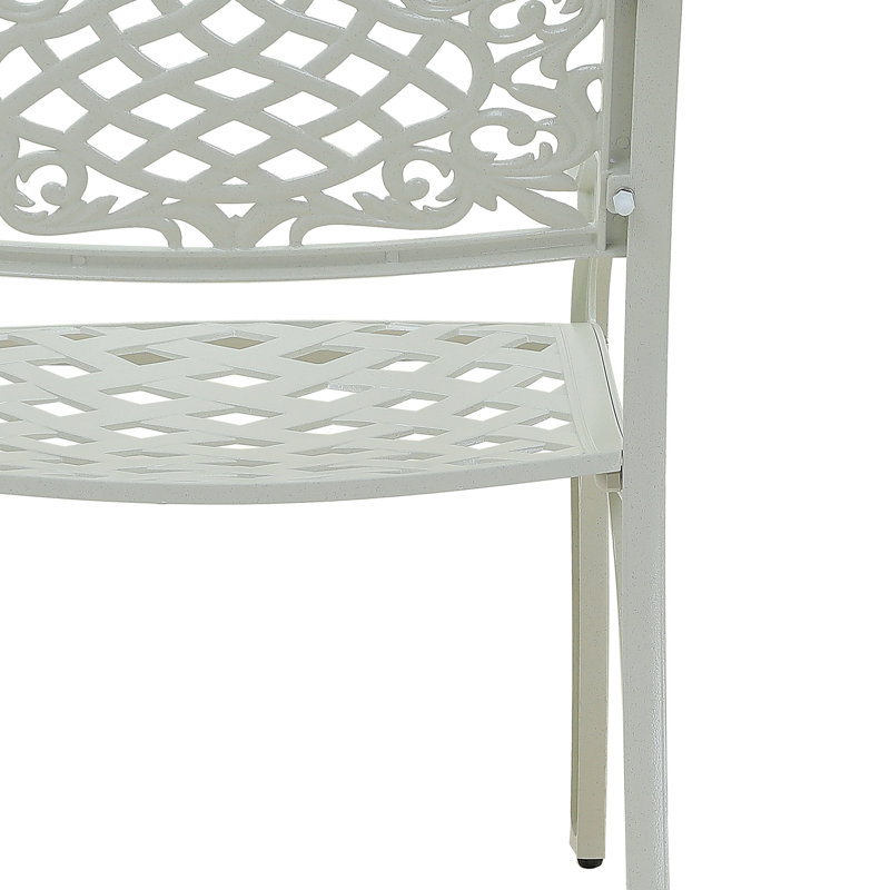 Fauteuil de salle à manger Galarza, Blanc
