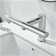 Chrome Touchless Faucet with Integrated Soap Dispenser and High Speed Hand Dryer