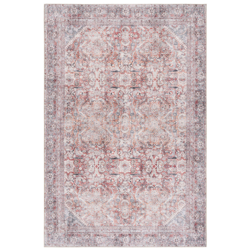 Fera Performance Machine Washable Oriental Rug, Rectangle 6' x 9'