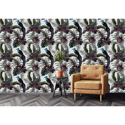 Hamden Peel & Stick Floral Roll