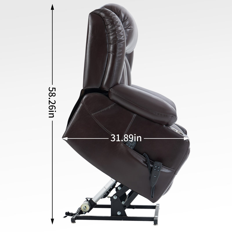 Canapé modulaire inclinable en cuir Air Brown Advanced pour une détente ultime
