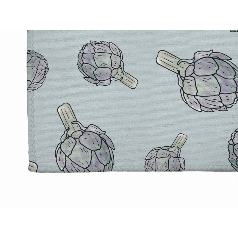 Tapis d'été Summer Artichaut, Tapis de couloir 2 pi 6 po x 8 pi