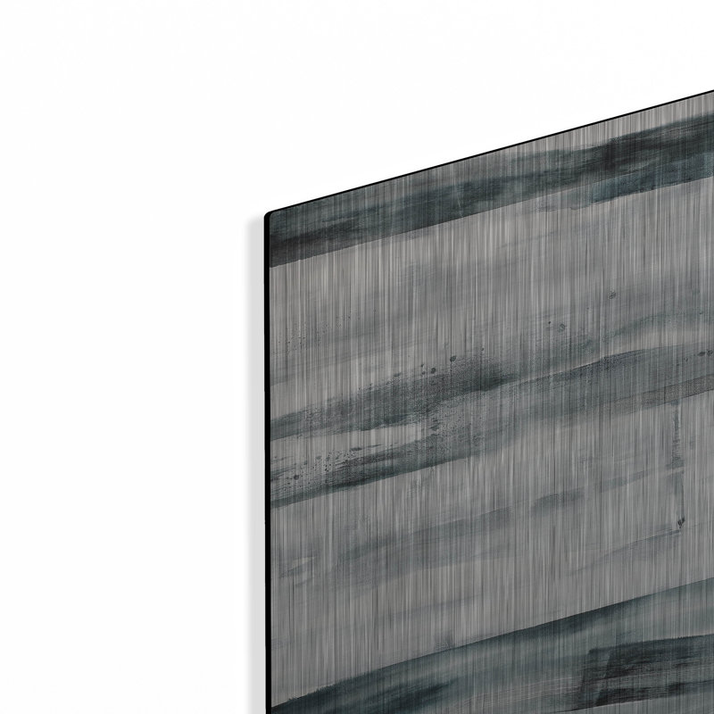 Art mural en métal luxueux «Spatial Composition 16 07 2014» par Stephanie Villafane, art mural en métal, 16 po x 24 po