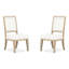 Table de salle à manger extensible à tréteaux avec 6 chaises d'appoint rembourrées et 2 chaises d'hôte-124446190