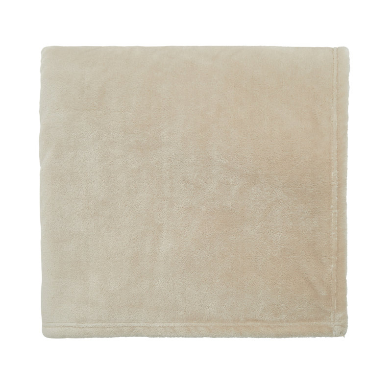 Snug Fleece Throw, Cream