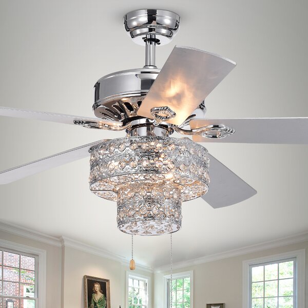 Rosdorf Park Parma 52'' Ceiling Fan with Light Kit & Reviews | Wayfair