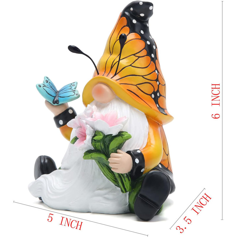 Spring Butterfly Gnome Decorations