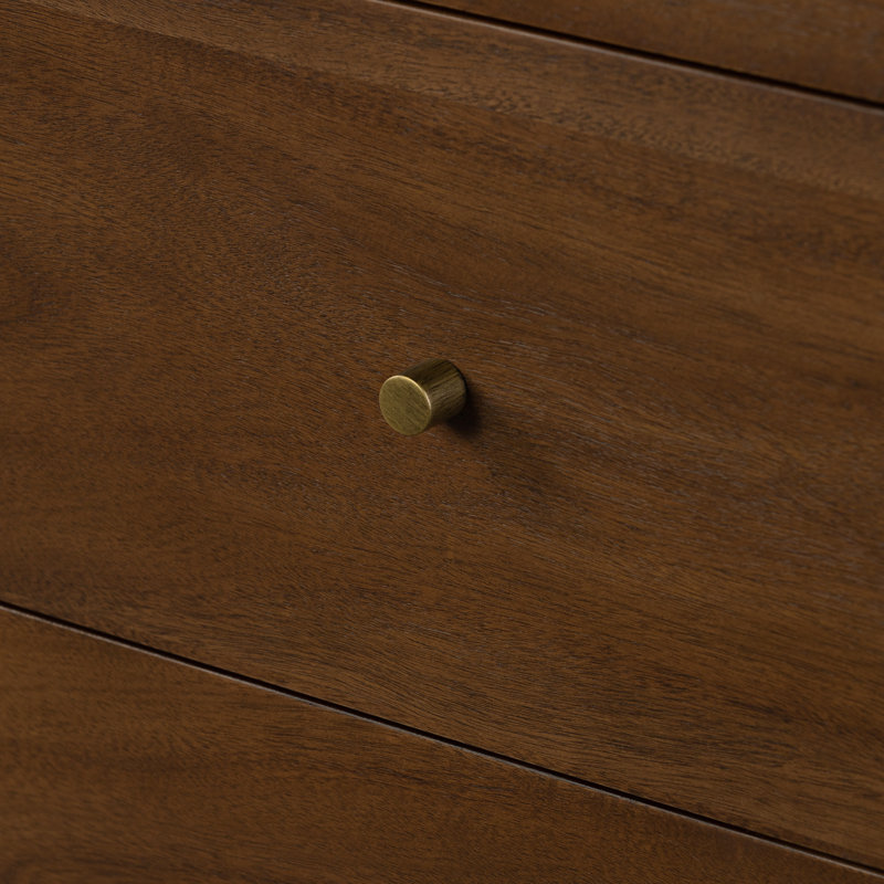 Sullivan 10 Drawer Dresser in Saddle Tan, Brown