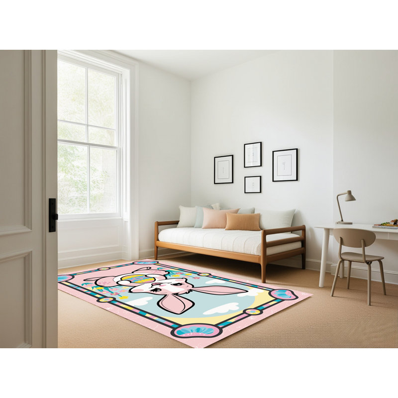 Tapis de vacances de Pâques The Holiday Aisle®, Rectangle 5 pi x 7 pi