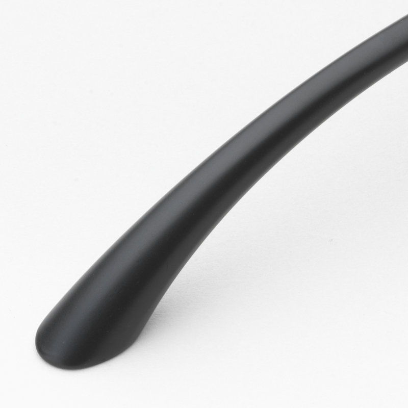 5-1/16" Center to Center Arch Loop Pull, Matte Black, 25