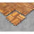 12" x 12" Wood Interlocking Deck Tile in Brown