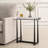 Everly Quinn Hinkson Bronze Accent Table