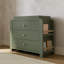 Commode 3 tiroirs avec bibliothèque et plateau à langer amovible Read-With-Me-115360089