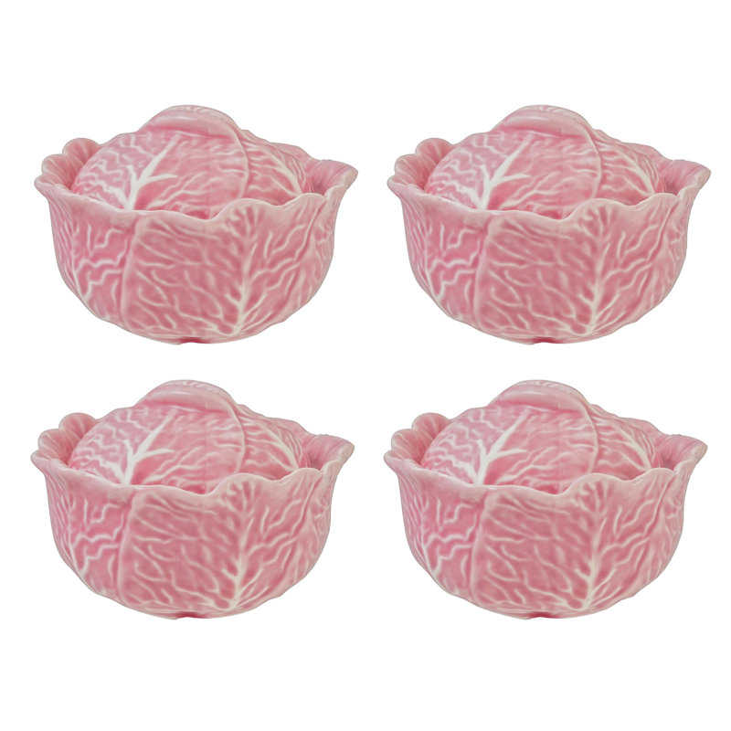 Stoneware Cabbage Shaped Mini Tureen