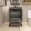 Meuble-lavabo simple 23,6 po avec plateau en quartz Seleni