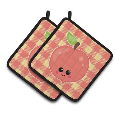 Plaid Spoon Cutting Board Pot Holder Set — Ma & Pa's