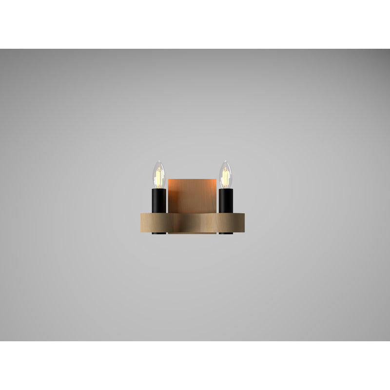 Flow 2 - Light Candle Wall Light, Maple