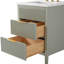 Meuble-lavabo simple 24 po avec plateau en pierre reconstituée Bilroy-770367735