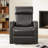 Arrianna-Fiona Genuine Leather Swivel Power Recliner-2136738511