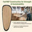 Miroir asymétrique irrégulier pleine longueur avec cadre en bois massif, miroir de plancher mural biologique-353052982-353052980