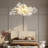 59 " 10-light Ceramic Ginkgo Leaf Chandeliers-2065660277