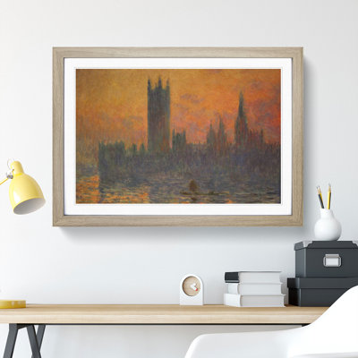 Houses of Parliament in London Vol.2 by Claude Monet - Picture Frame Painting