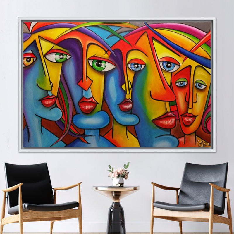 Print on Canvas, 50 cm H x 70 cm W, Framed Print without Mat, White