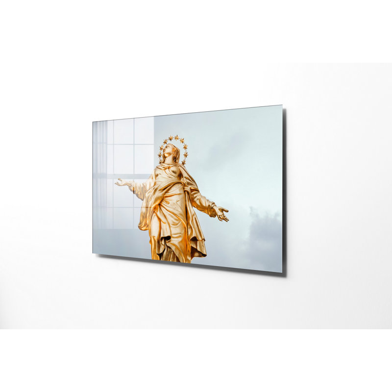Peinture décorative en verre trempé, H 27,6 po x l 39,4 po
