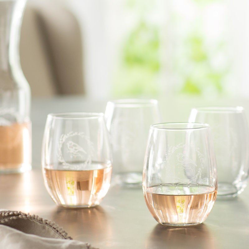 Arquette 21oz. Stemless Wine Glass Set