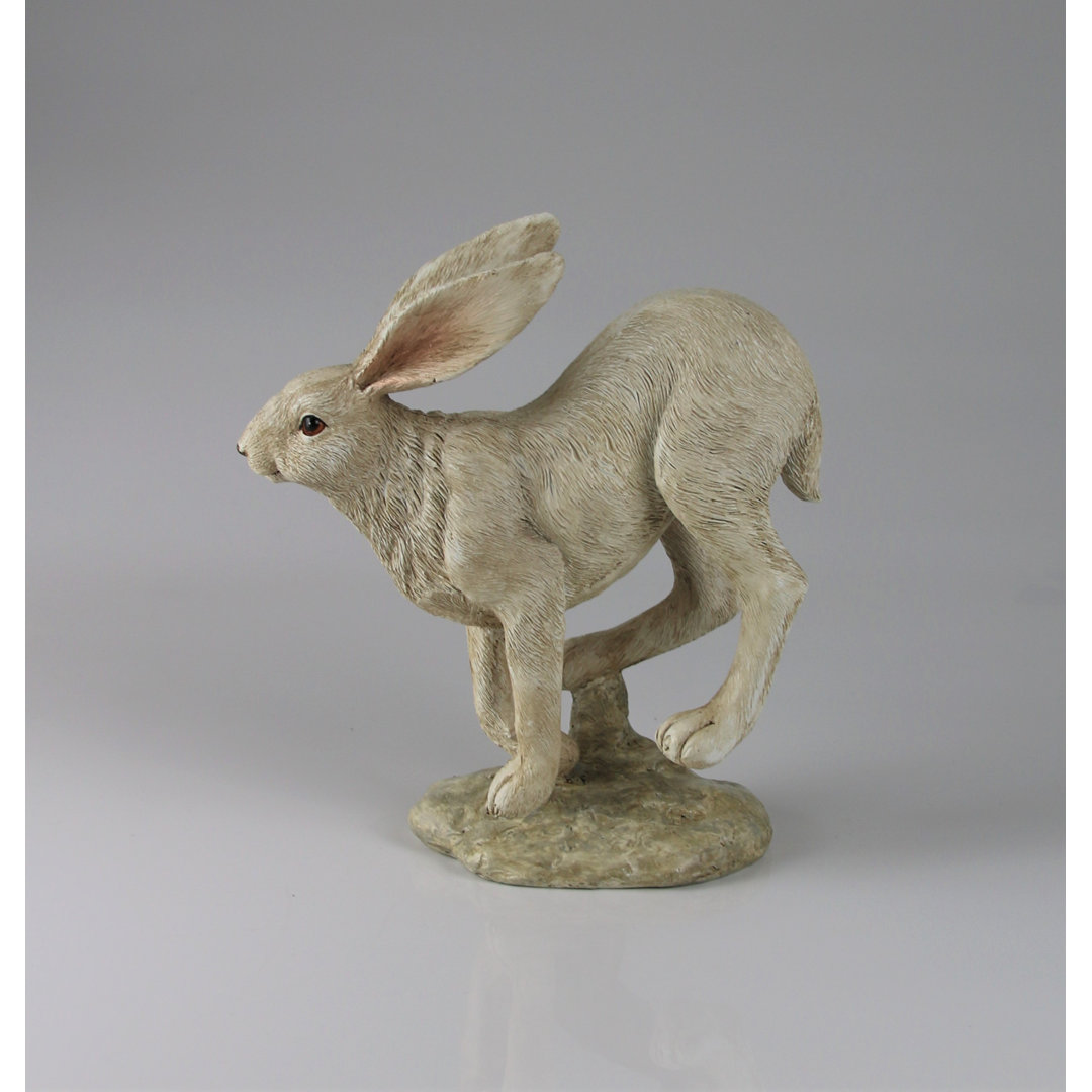 Skulptur "Springender Hase" von Vernal