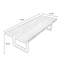 Bureau rectangulaire en bois massif brun noisette-473332281