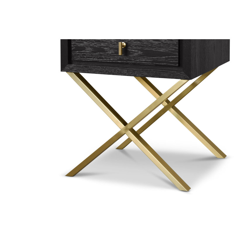 Hamund Cross Legs End Table