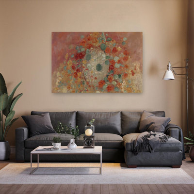 Nasturtiums, 1905 Modern Abstract Contemporary Flower Wall Art Print