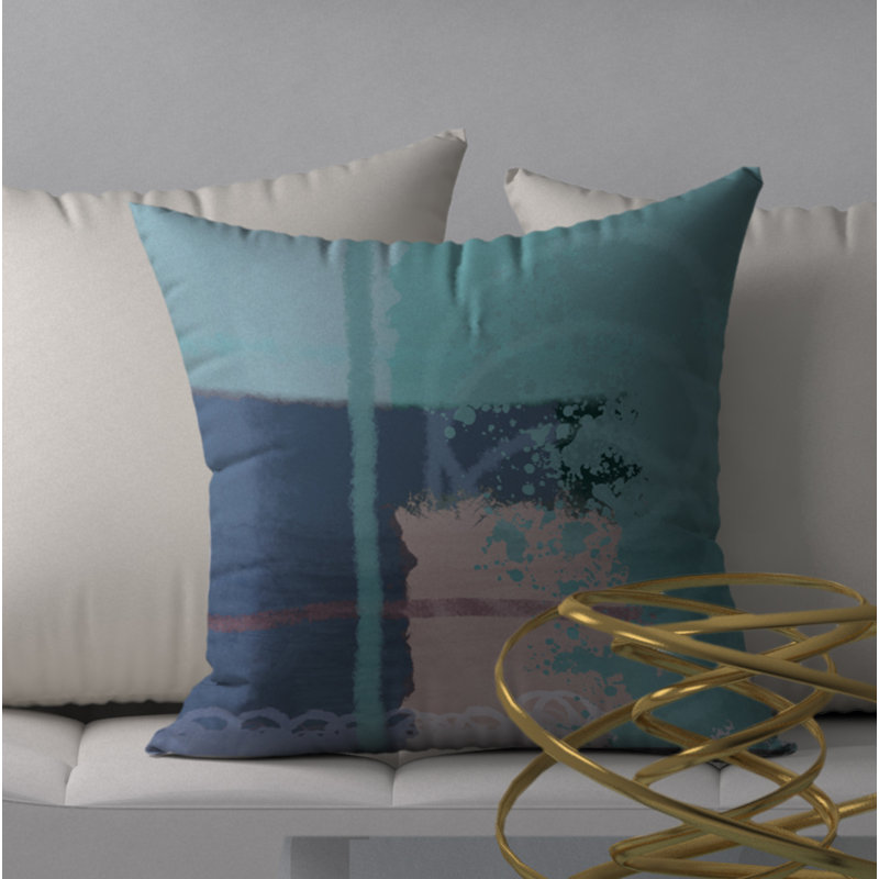 Housse de coussin carrée/insert, 18" x 18"