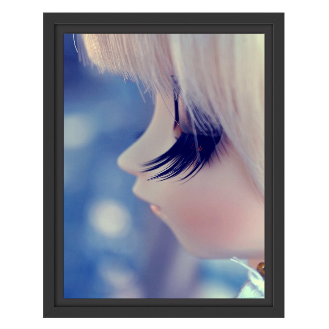 Gerahmtes Wandbild Pullip-Püppchen mit Wimpern