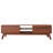 59" Mid Century Modern TV Console for TVs up to 65 Inches with Sliding Doors