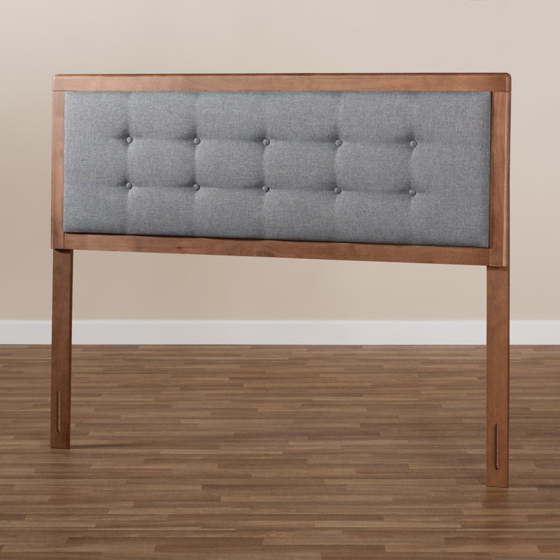 Tête de lit tapissier Kintzel, Très grand, Gris foncé